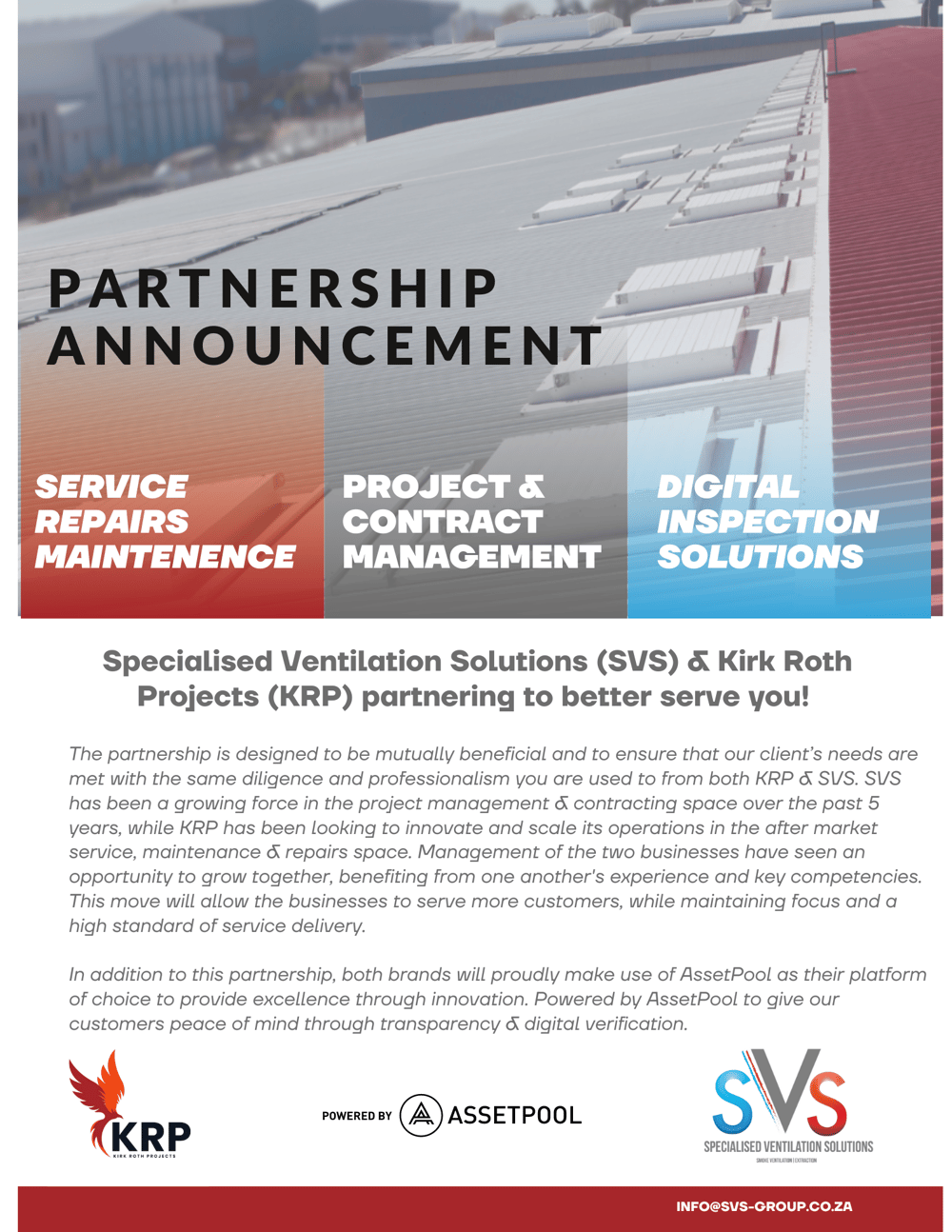 KRP & SVS Partnership announcement1